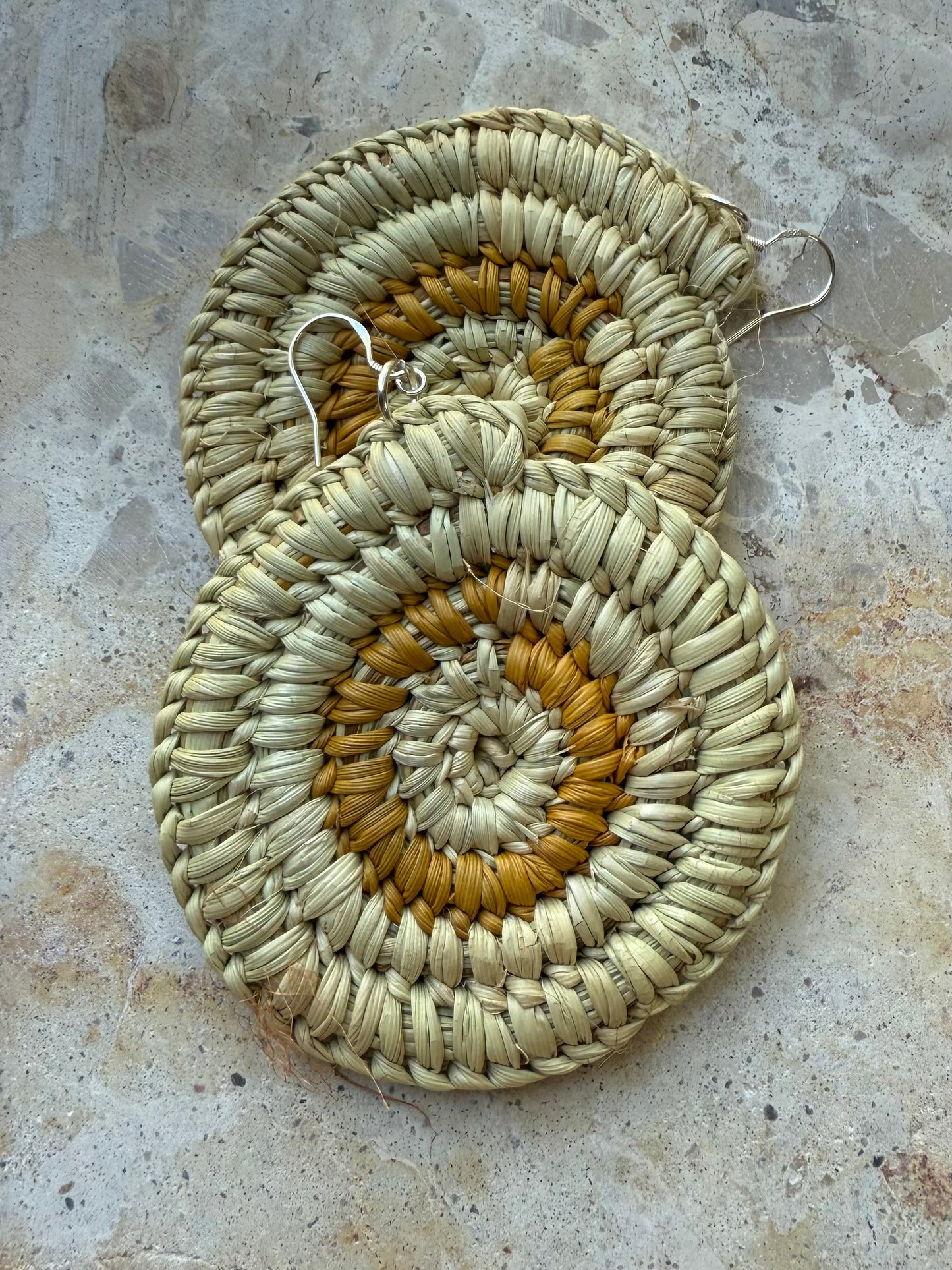 Traditional Hand Woven Pandanus Earrings- Robyn Nabegeyo