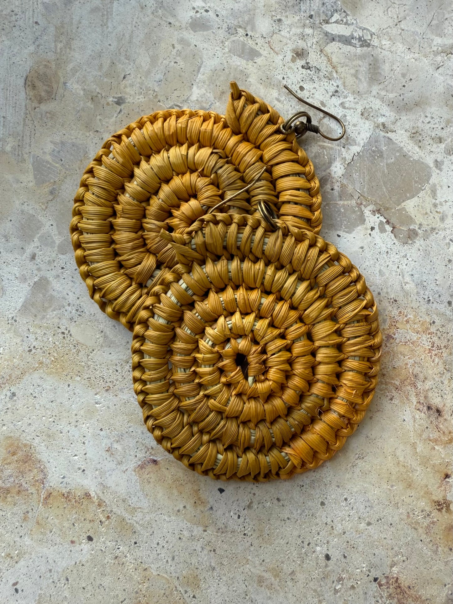 Traditional Hand Woven Pandanus Earrings- Robyn Nabegeyo