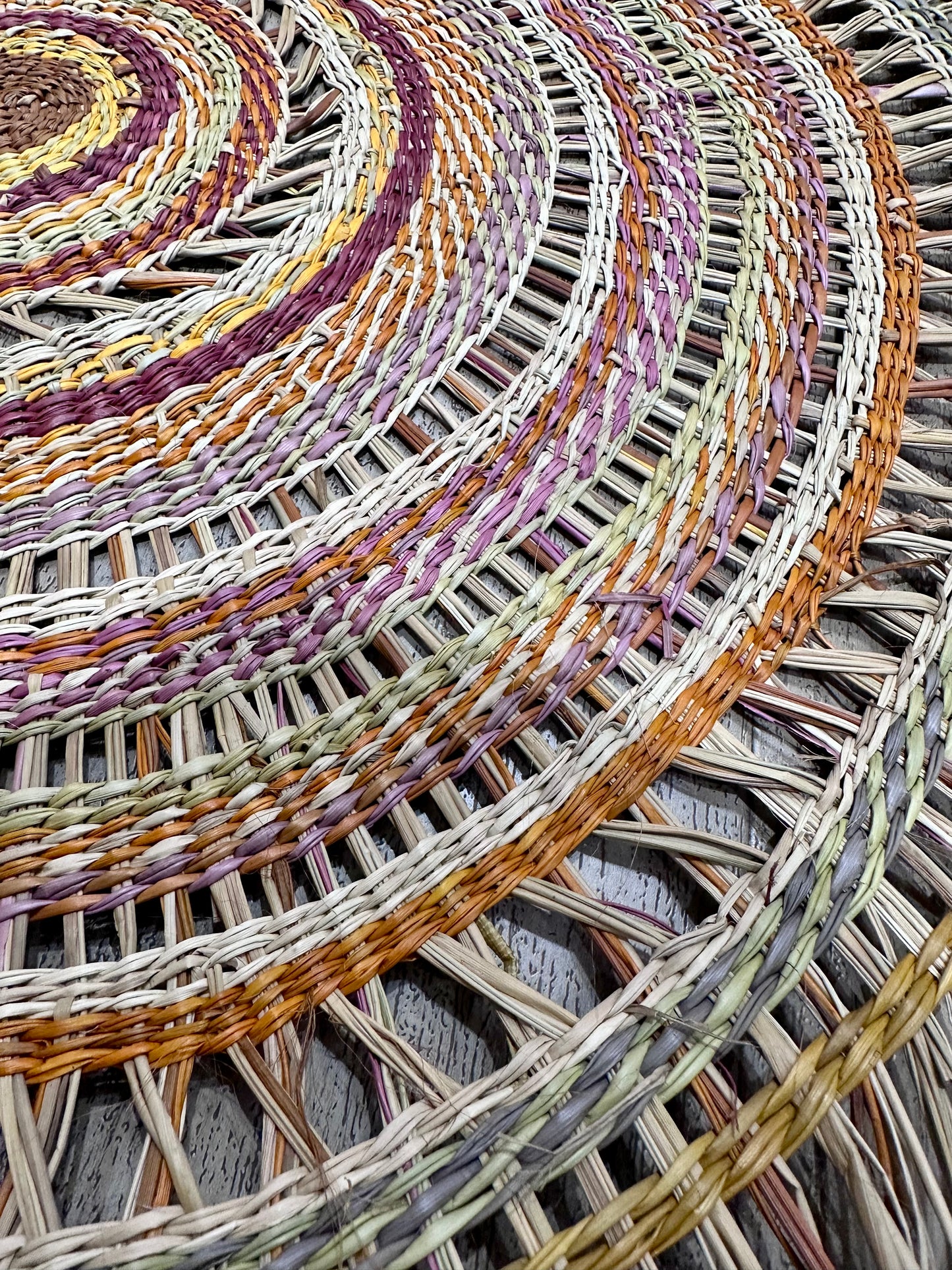 Traditional Hand Woven Pandanus Wall Hanging - Dianne Nalorman