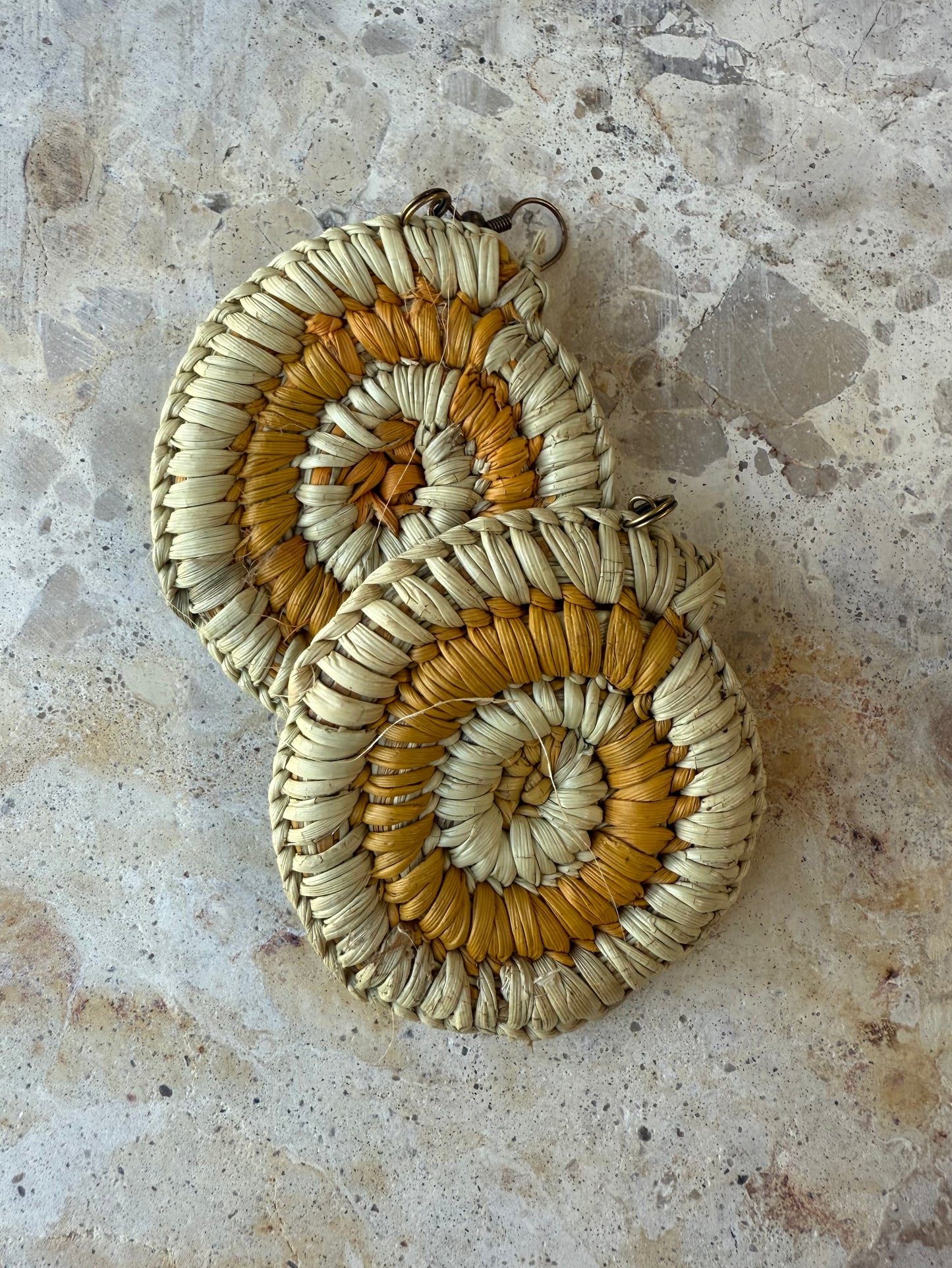 Traditional Hand Woven Pandanus Earrings- Robyn Nabegeyo