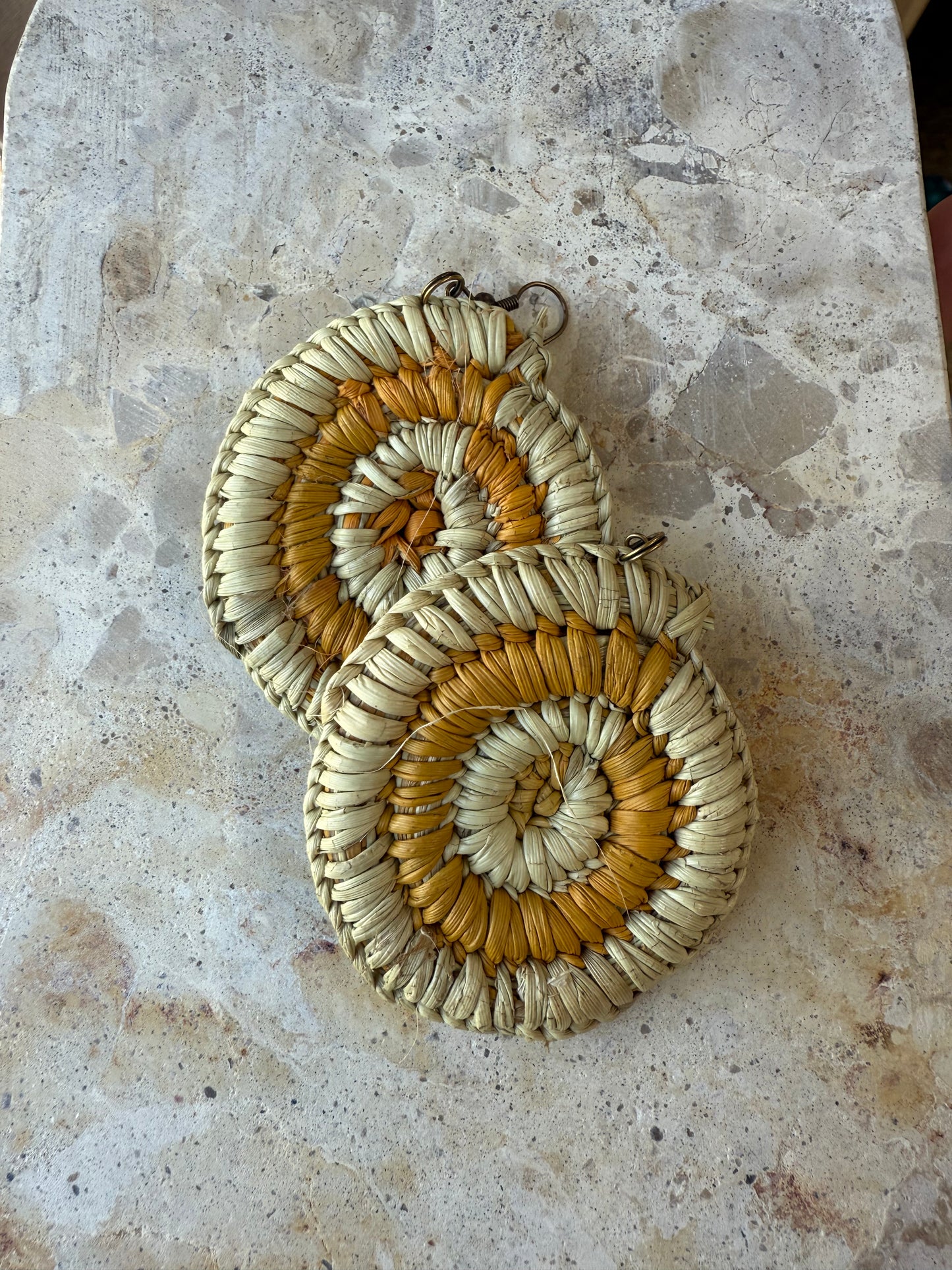 Traditional Hand Woven Pandanus Earrings- Robyn Nabegeyo