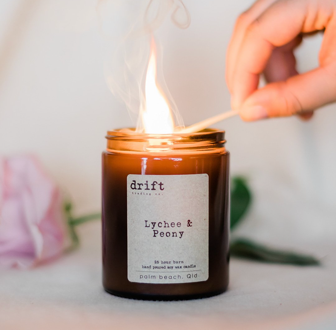 Drift Trading Co. Medium Amber Soy Candle