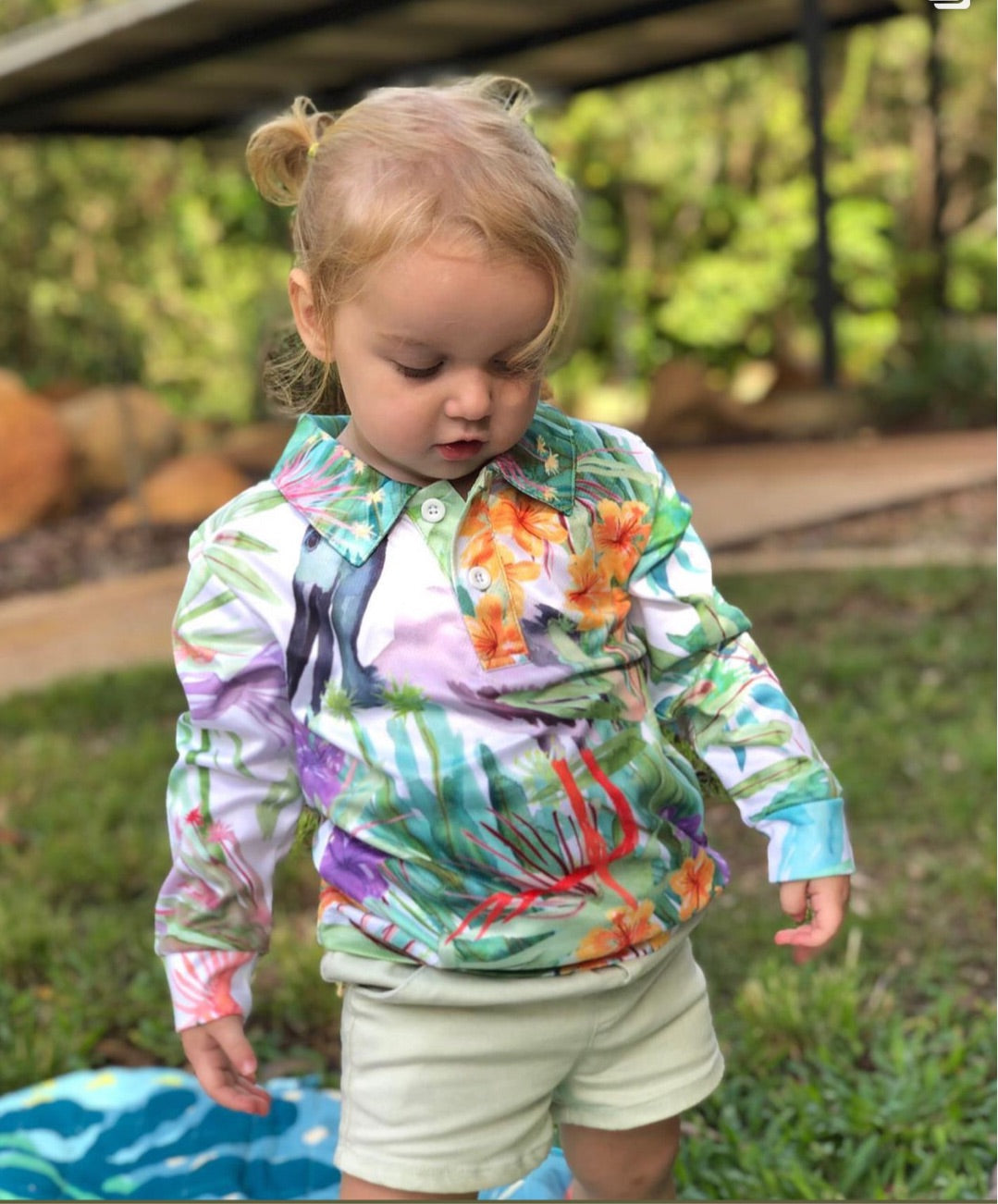 Kids Fishing Shirt Jabiru / Mudcrab