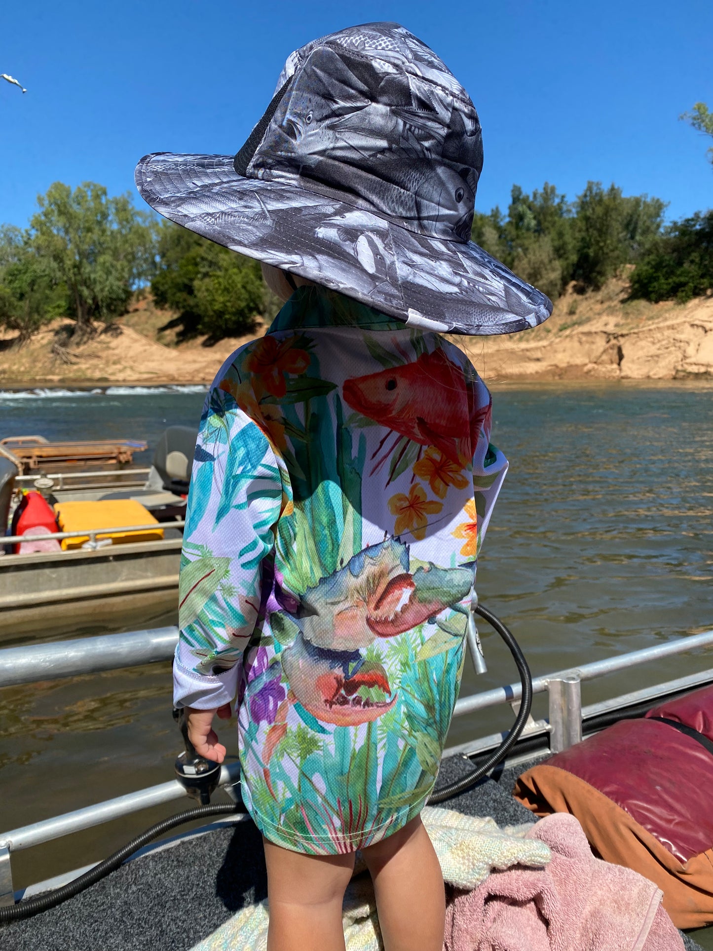 Kids Fishing Shirt Jabiru / Mudcrab