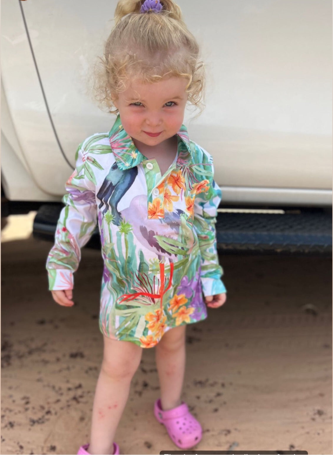 Kids Fishing Shirt Jabiru / Mudcrab