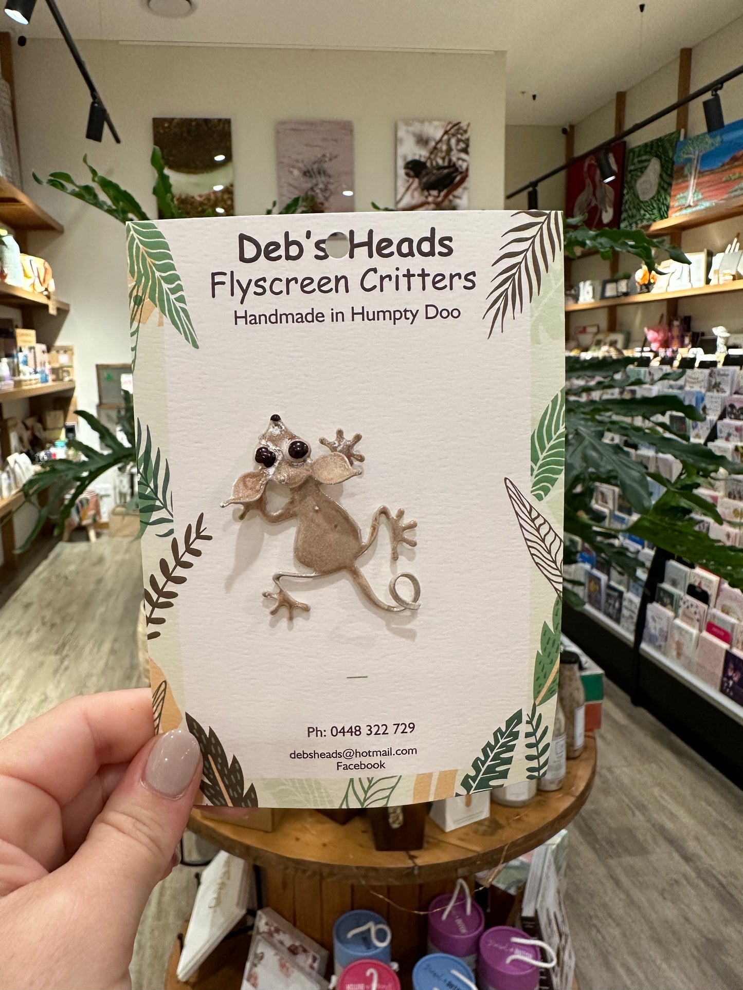 Debs Headz Flyscreen Critters