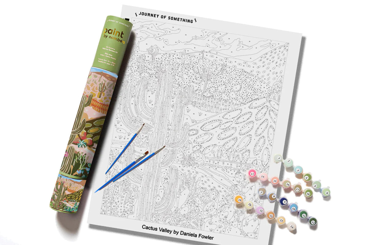 J.O.S Paint By Numbers - Cactus Valley