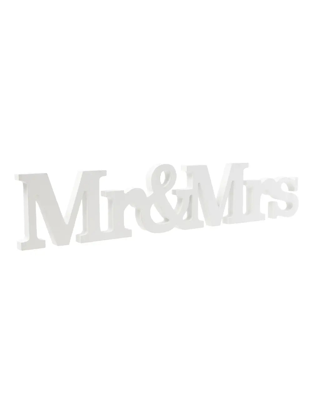 Wedding Mr & Mrs Table Word