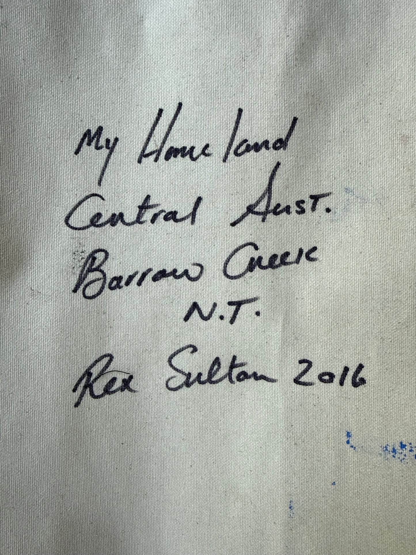 ‘My Homeland, Barrow Creek’ - Rex Sultan Jabangardi