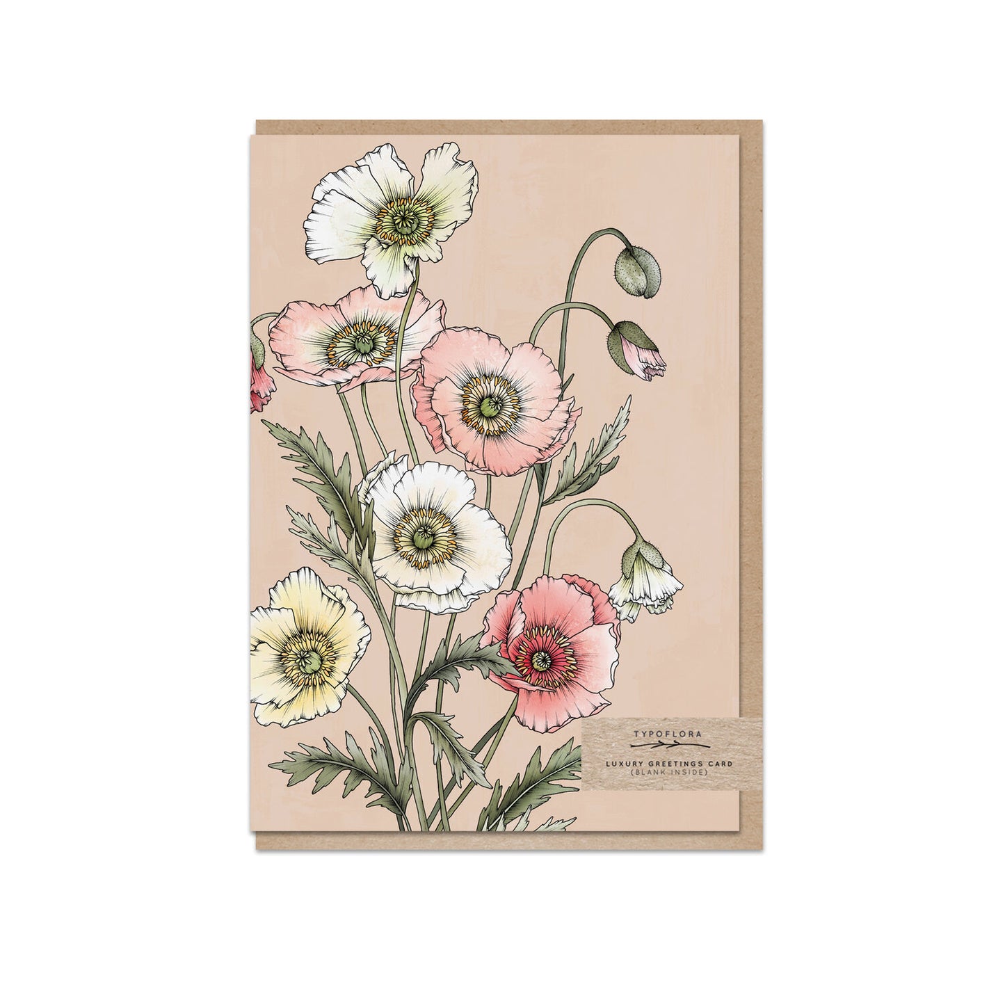 Typoflora Luxury Greeting Card