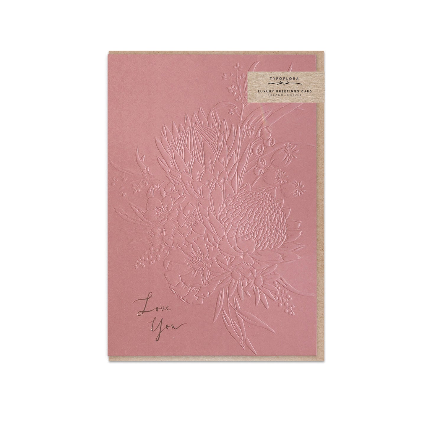 Typoflora Luxury Greeting Card