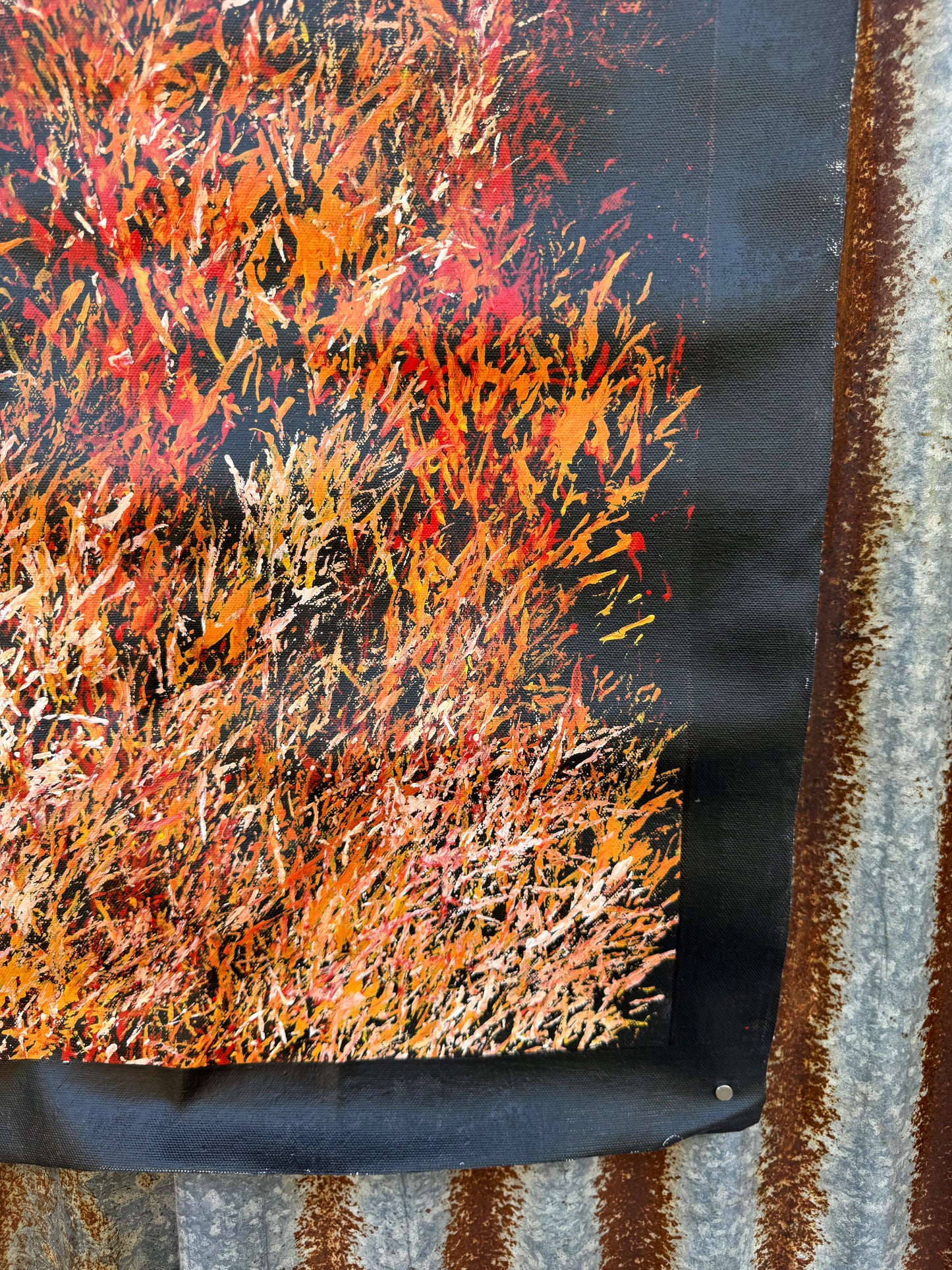 ‘BushFire Dreaming’ - Reggie Sultan (portrait)