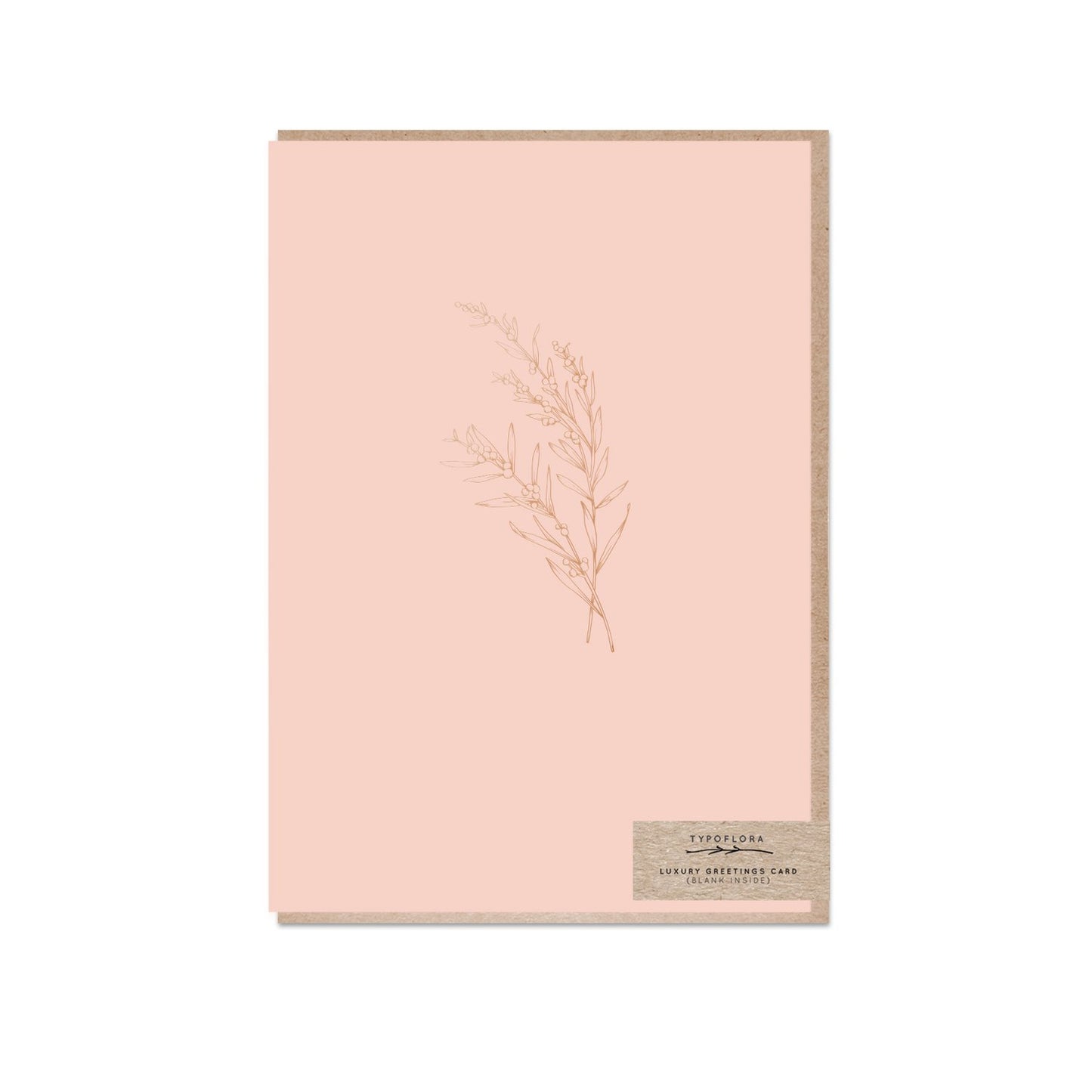 Typoflora Luxury Greeting Card