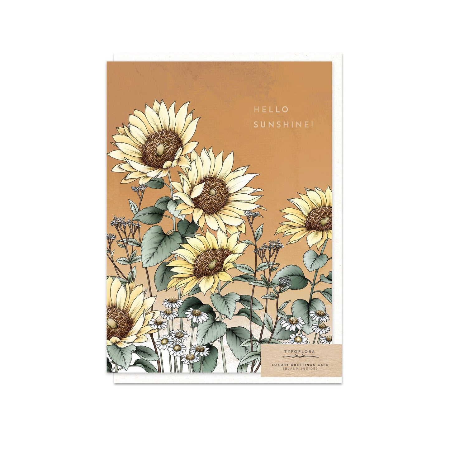 Typoflora Luxury Greeting Card