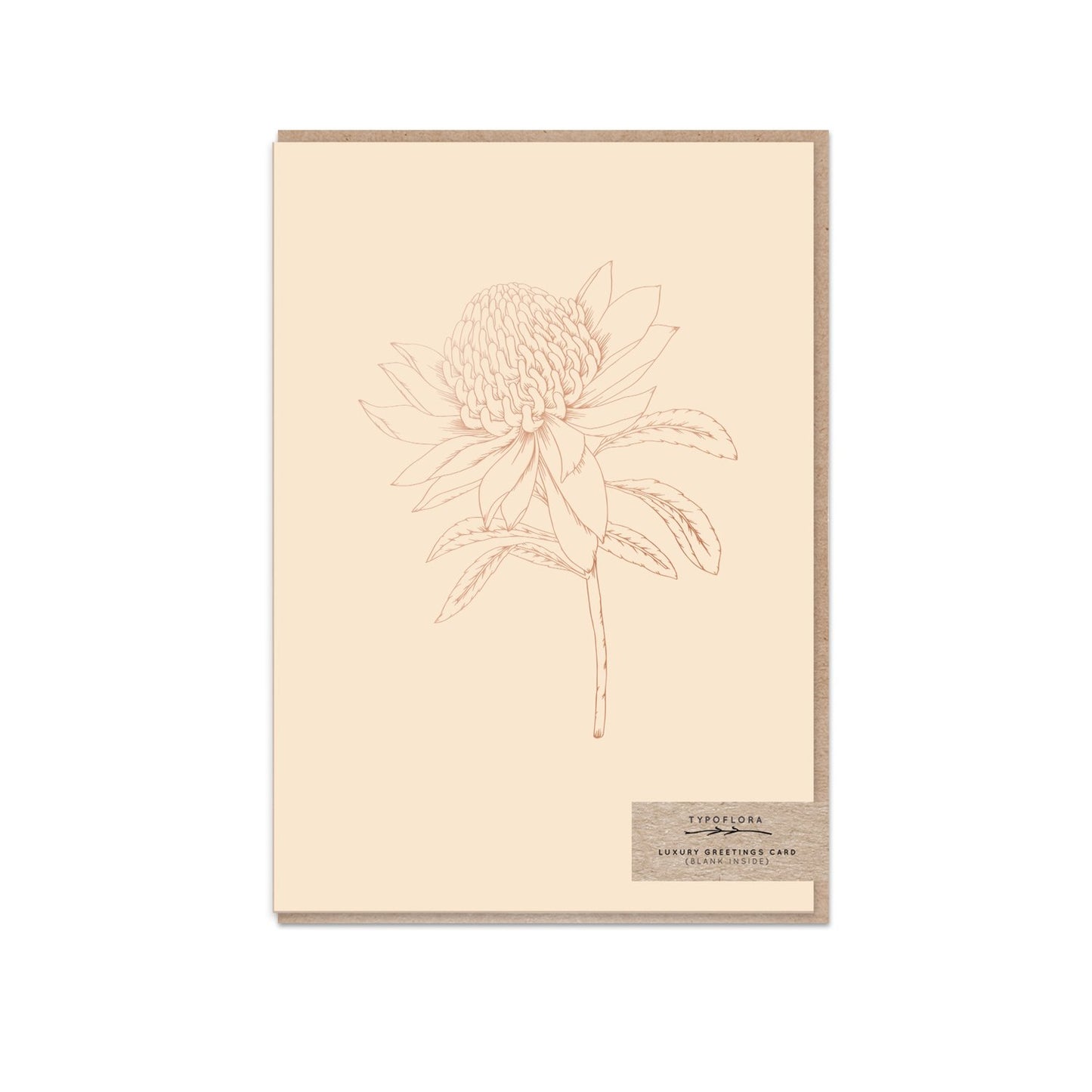 Typoflora Luxury Greeting Card