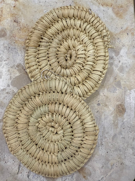 Hand Woven Pandanus Earrings - Linda Najinga