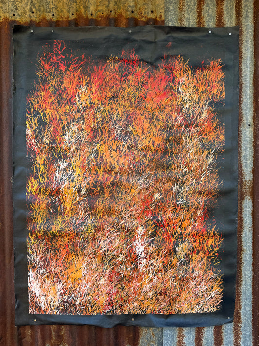 ‘BushFire Dreaming’ - Reggie Sultan (portrait)
