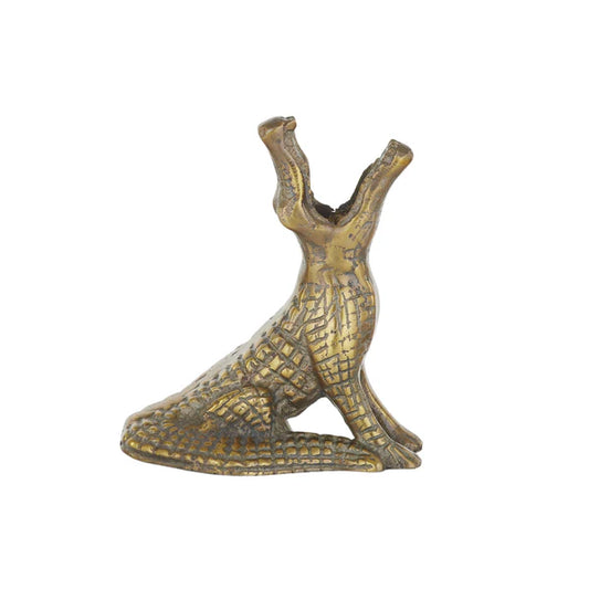Metal Candle Holder Crocodile