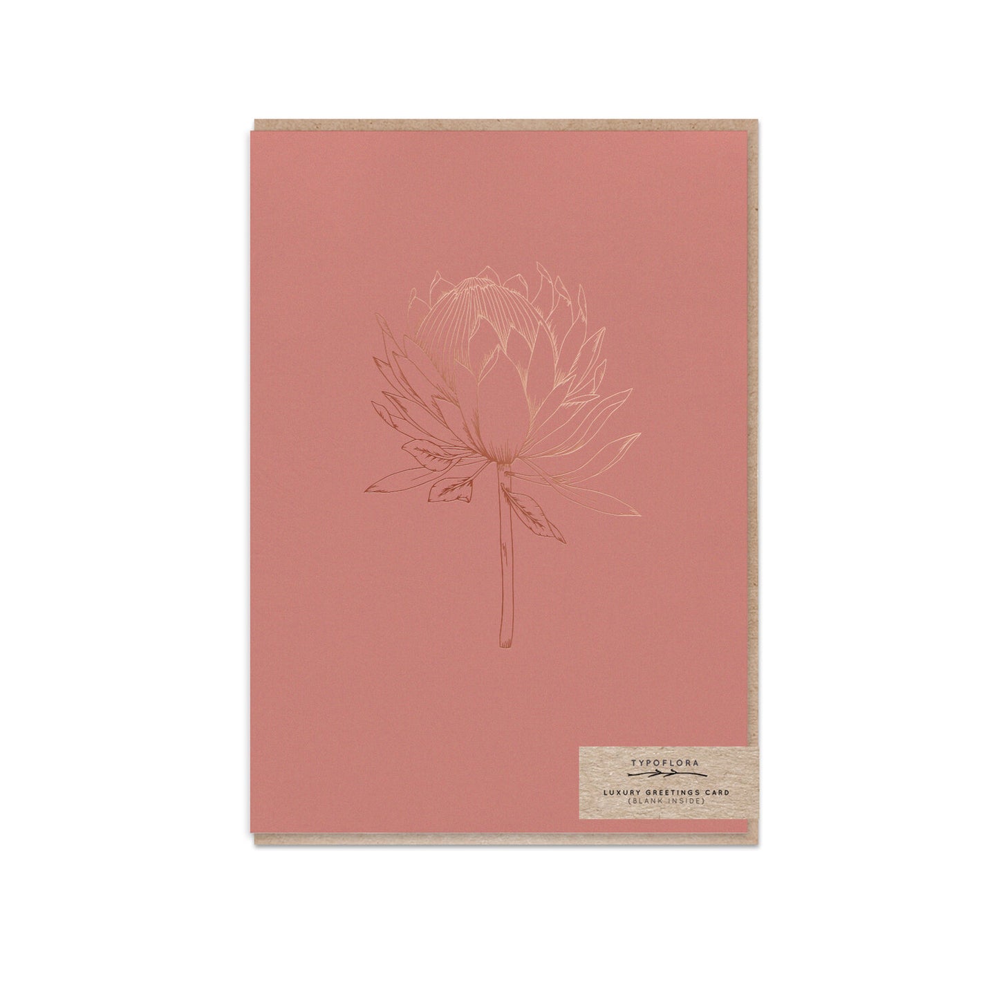 Typoflora Luxury Greeting Card