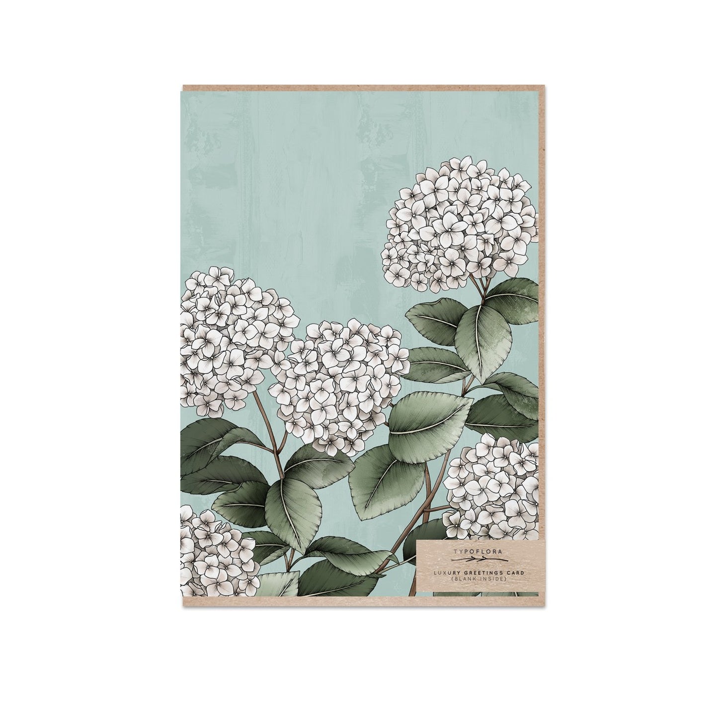 Typoflora Luxury Greeting Card