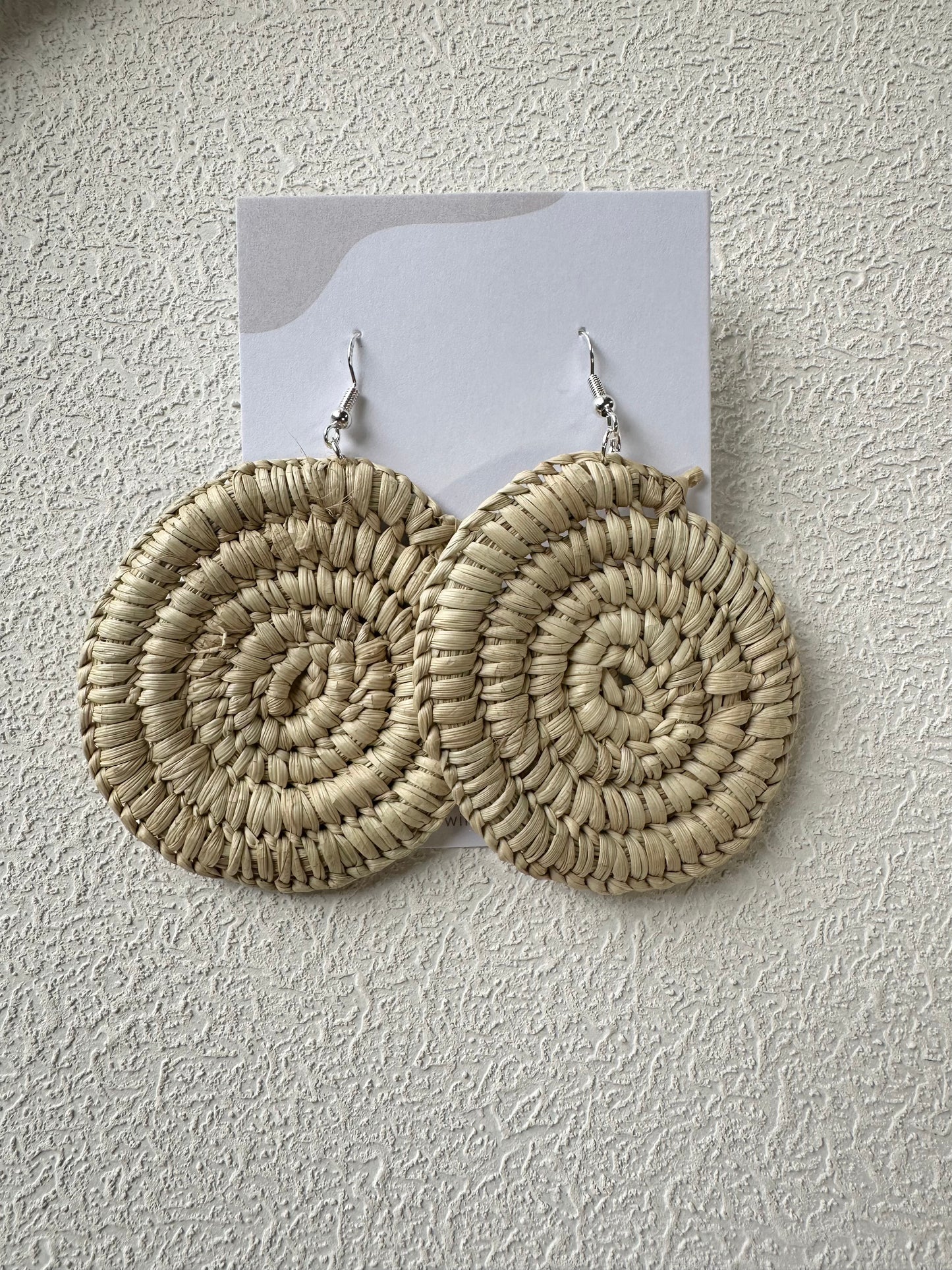 Traditional Hand Woven Pandanus Earrings- Robyn Nabegeyo