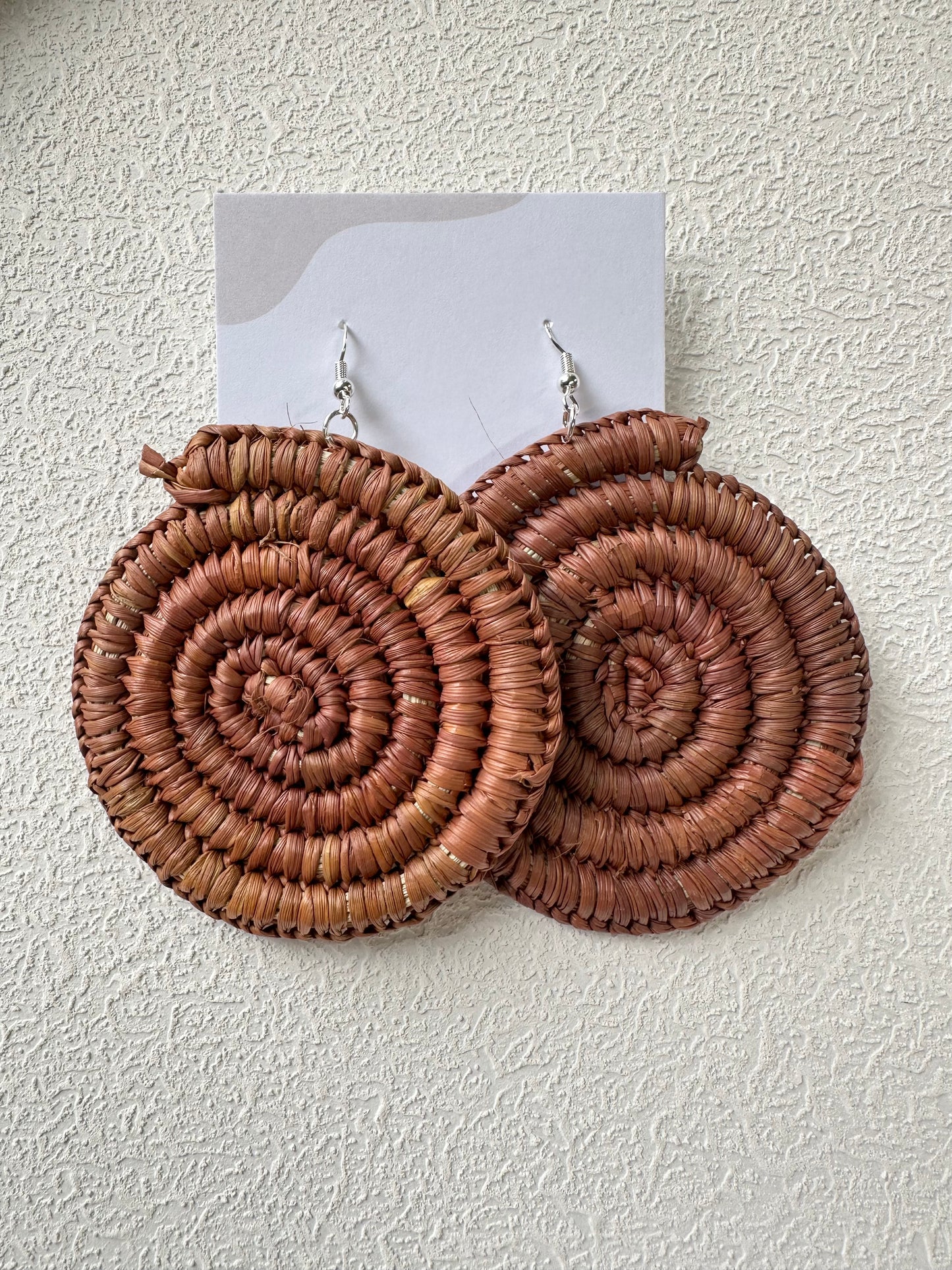 Traditional Hand Woven Pandanus Earrings- Robyn Nabegeyo