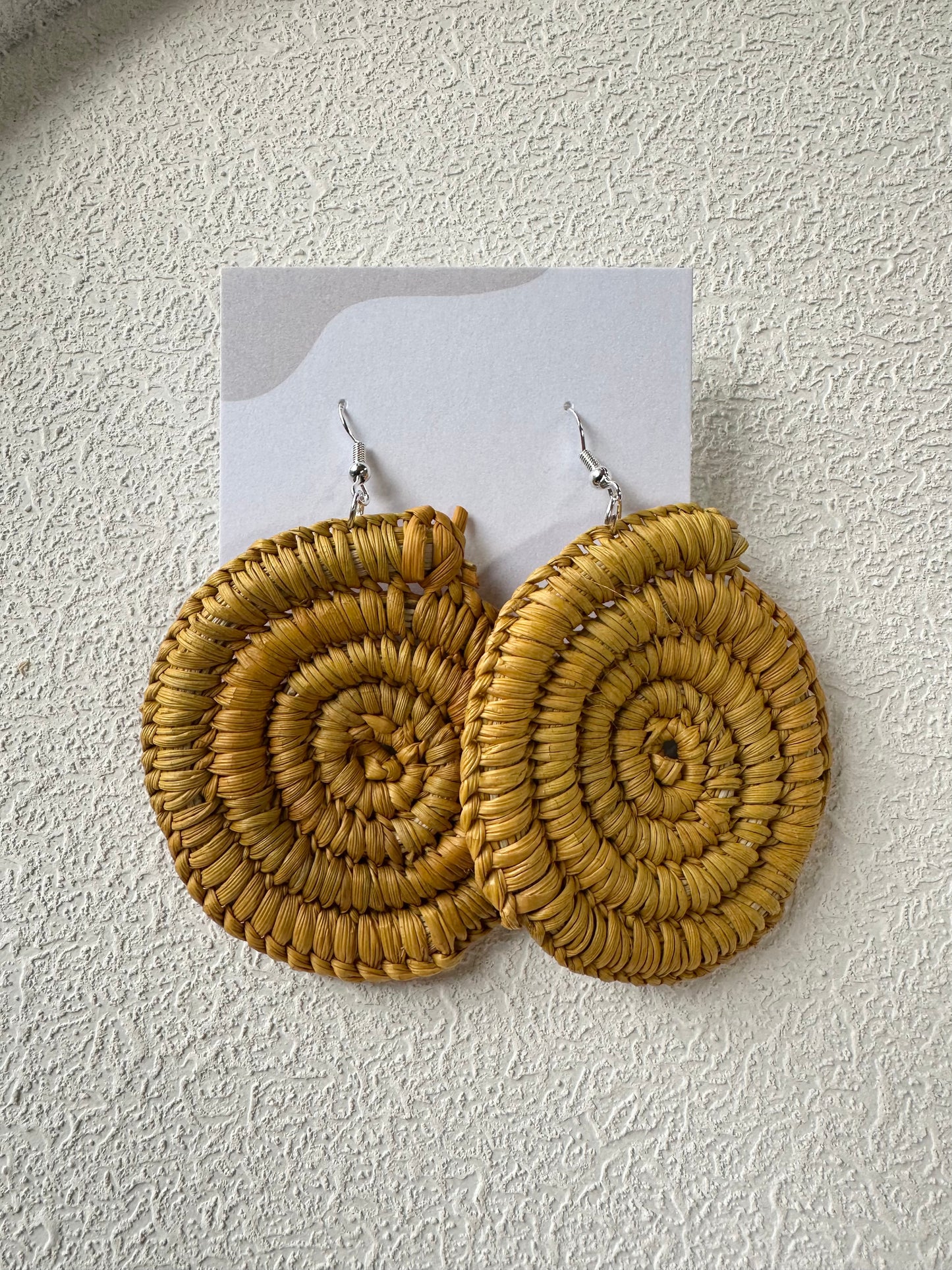 Traditional Hand Woven Pandanus Earrings- Robyn Nabegeyo