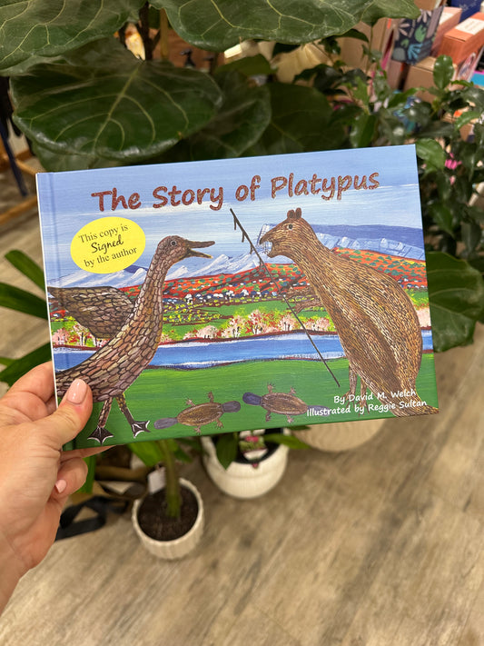 'The Story of the Platypus ' Hard Cover Book - Reggie Sultan & David M. Welch