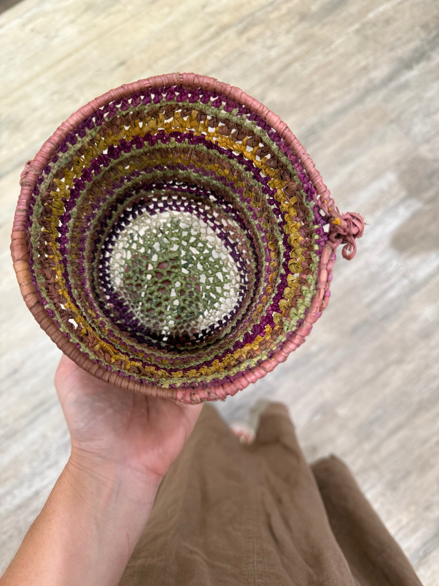 Hand Woven Traditional Basket - Josephine Maralngurra