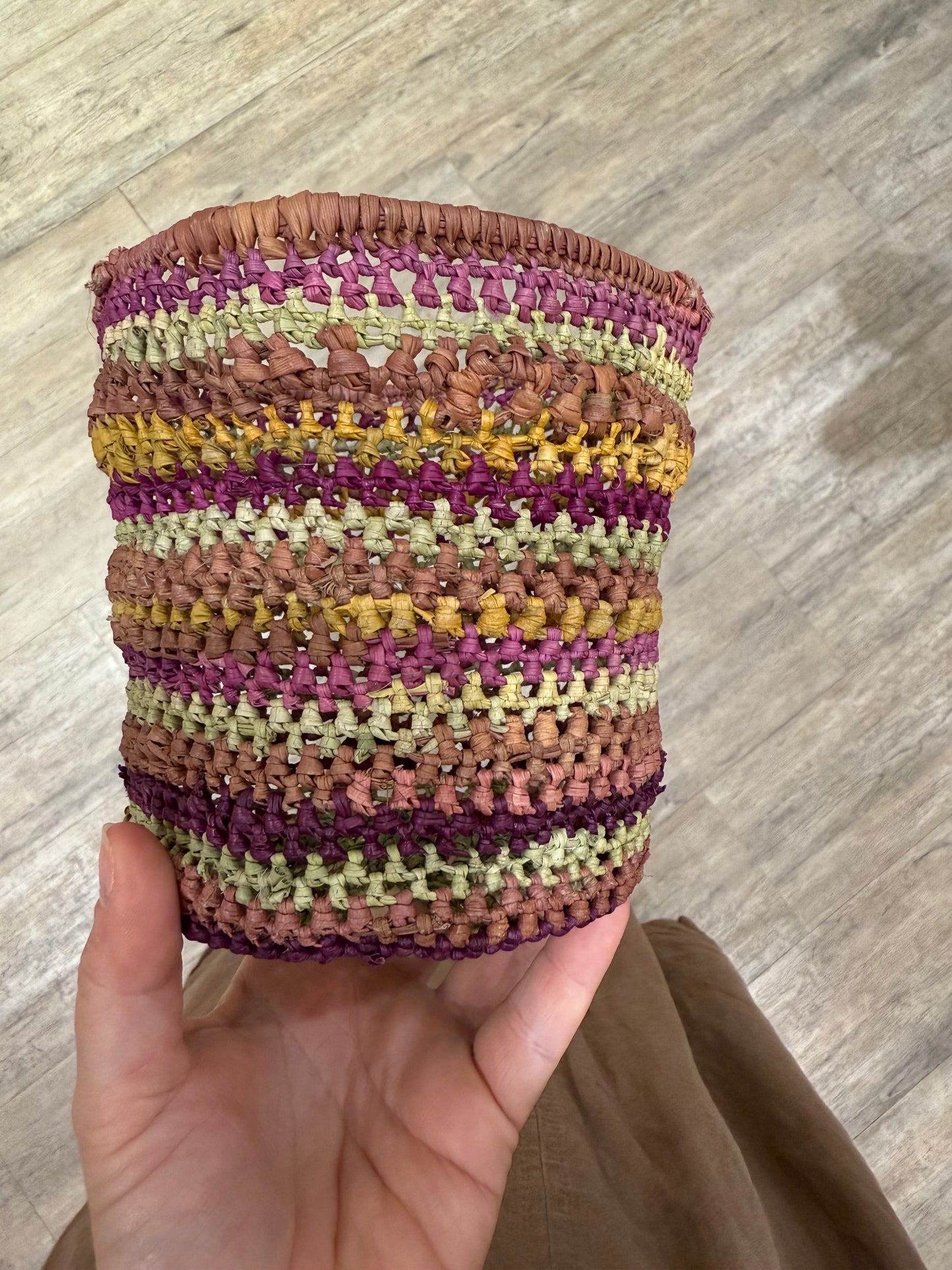 Hand Woven Traditional Basket - Josephine Maralngurra