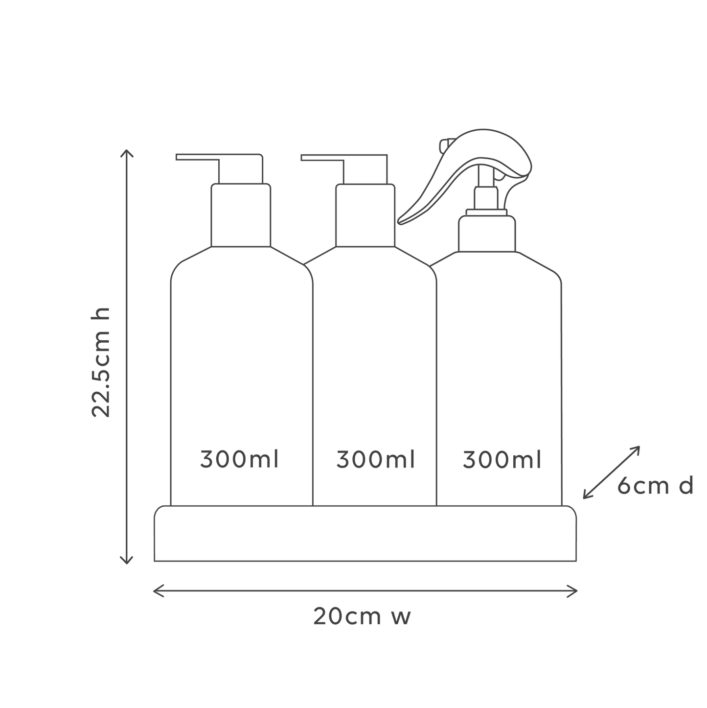 Al.ive Premium Kitchen Trio - Dishwashing Liquid + Hand Wash & Bench Spray