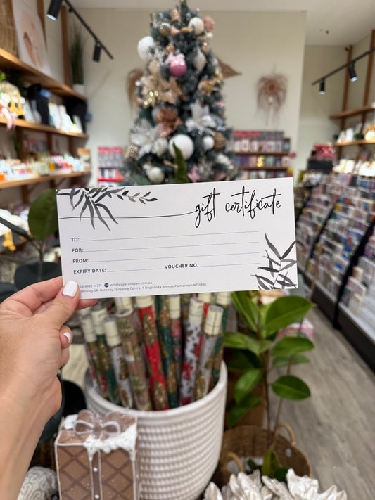 In Store Gift Certificate