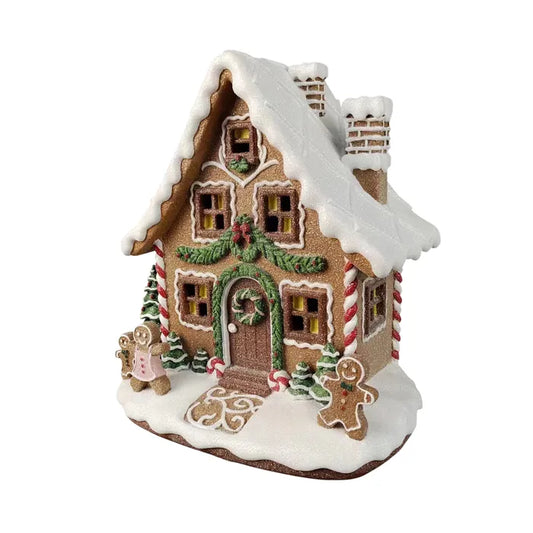 LED Gingerbread House