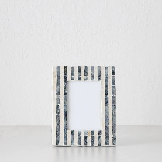 Nya Inlay 4x6” Frame Navy / Ivory
