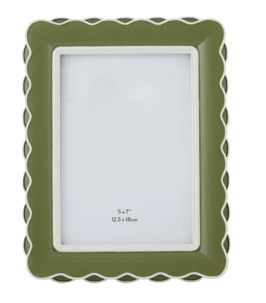 Payton Resin 5x7" Frame 17x22cm Olive