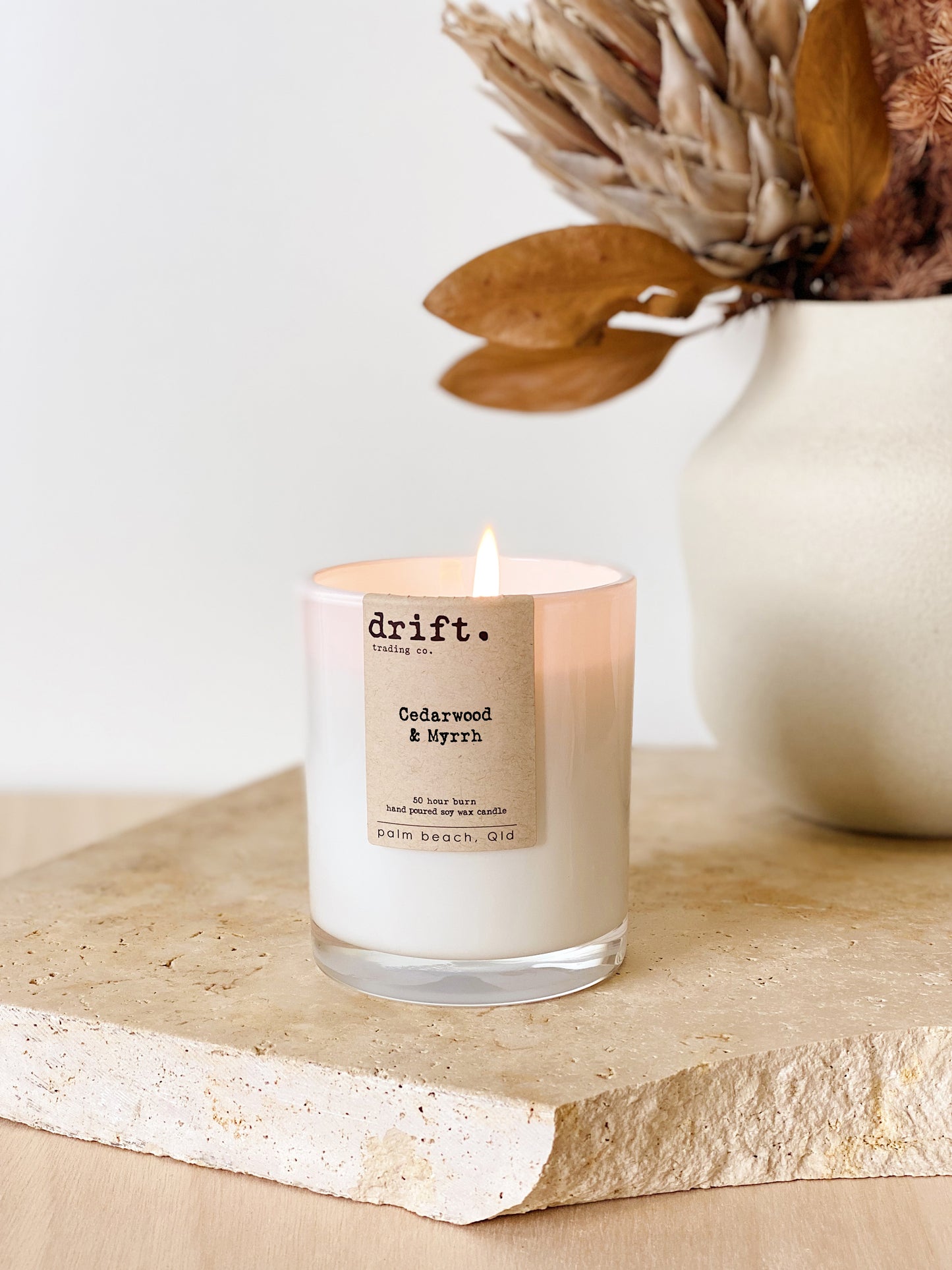 Drift Trading Co. Large White Candle