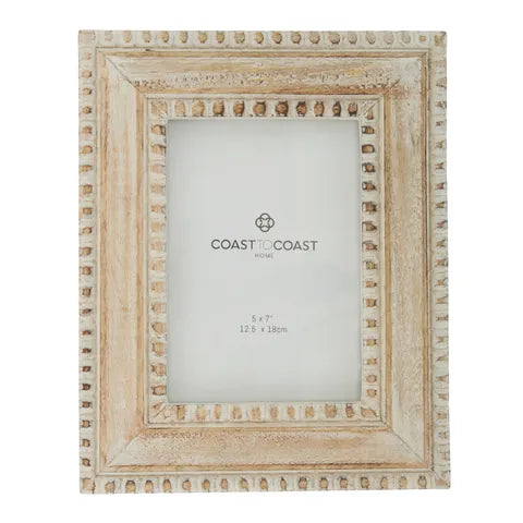 Perla White Wash 5x7” Frame