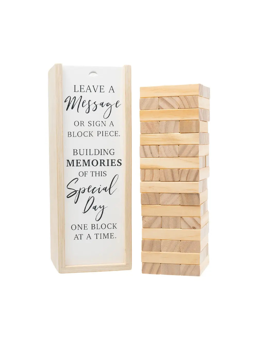 Wedding Signature Jumbling Tower